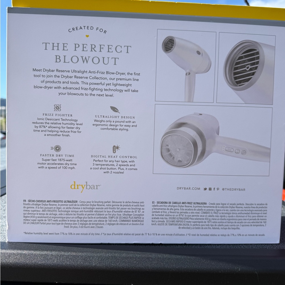 Drybar Reserve Blow Dryer NIB - Picture 2 of 2